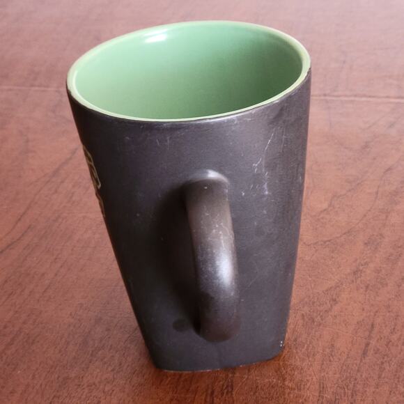 Fisher Stoneware Collectible Astrology Zodiac Mug Coffee Tea Leo Green Lion - Picture 2 of 7